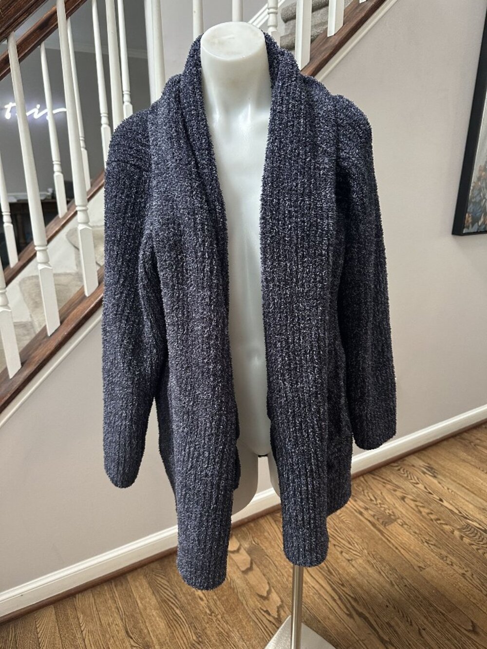 Barefoot Dreams CozyChic Cabin Cable Cardigan Size M